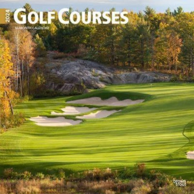 GOLF COURSES 2024 SQUARE-9781975462956
