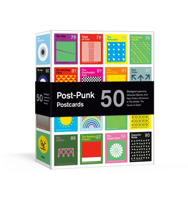 Post-Punk Postcards : 50 Designs of Influential Albums, from New Order#s Movement to The Smiths' The Queen Is Dead-9781984826107