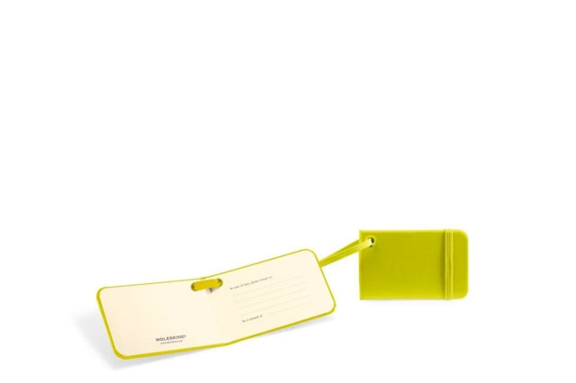 Moleskine Luggage Tag Lemon Green-9788862938877