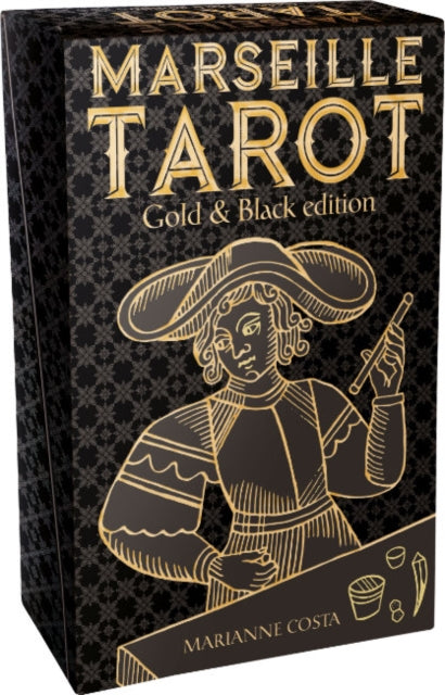 Marseille Tarot - Gold & Black Edition-9788865278468