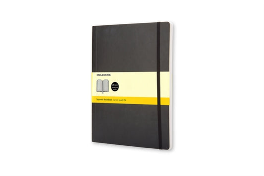 Moleskine Soft Extra Large Squared Notebook Black-9788883707247